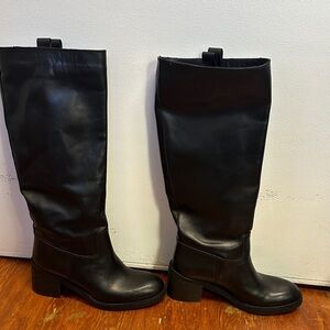 Sleek Black Over the Knee Boots